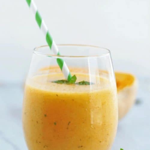 Vegan Tropical Butternut Squash Smoothie