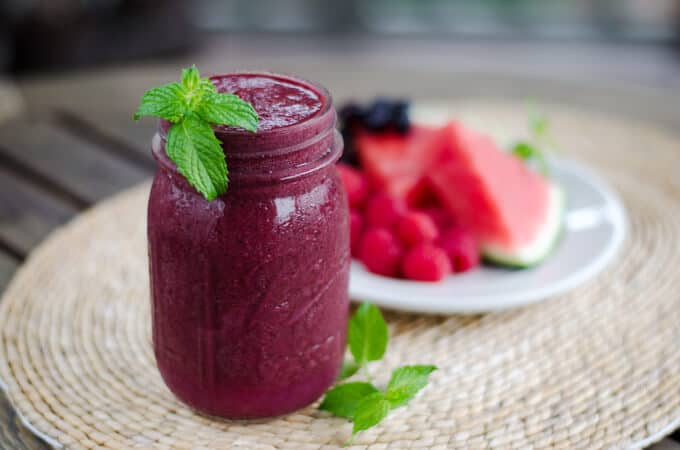 Watermelon Berry Smoothie